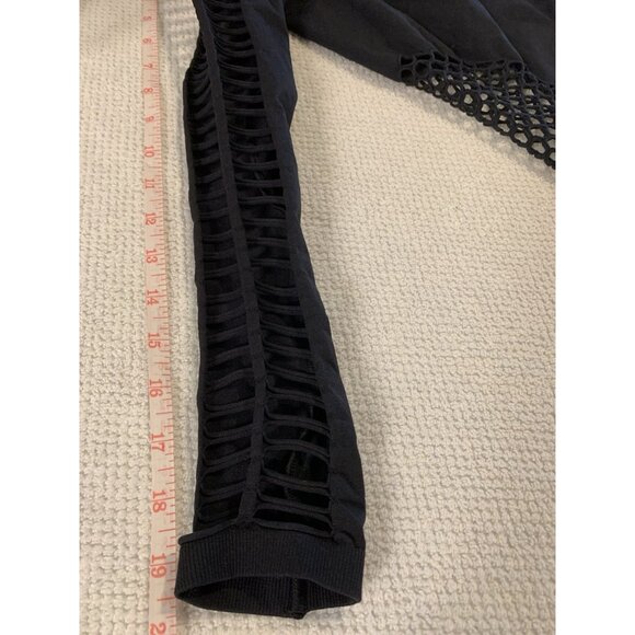 La Senza BODYCON DRESS Size XL Sexy Peekaboo LBD Rave Club Kid Cutouts - Picture 10 of 10